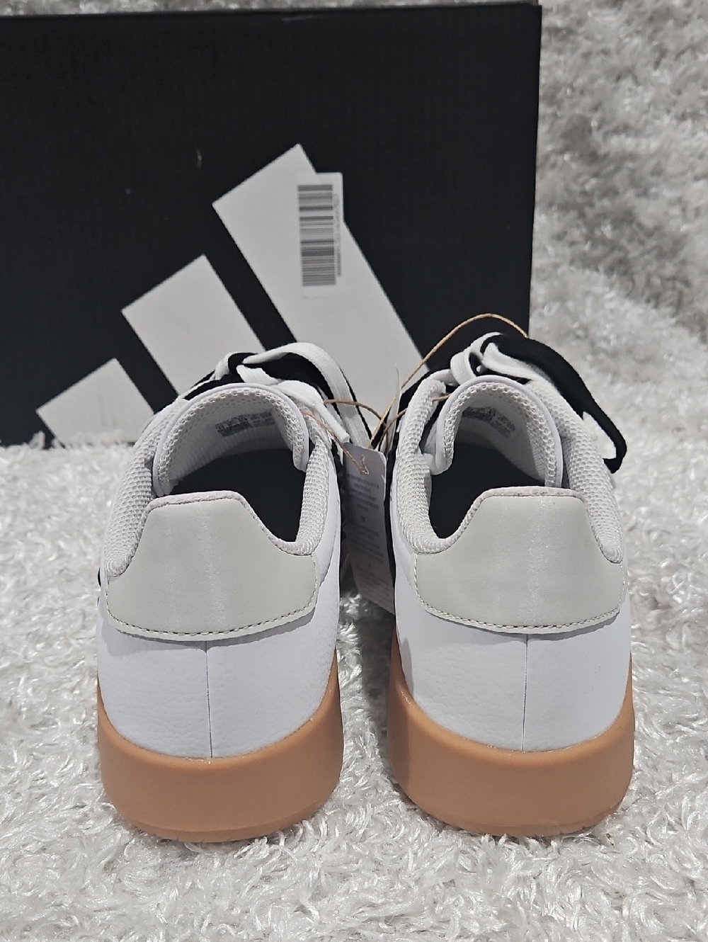 Adidas Barreda Leather Suede Sleek Sneakers - Picture 4 of 12